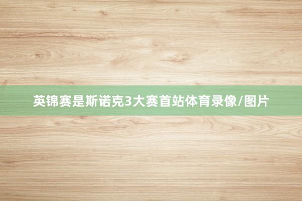 英锦赛是斯诺克3大赛首站体育录像/图片