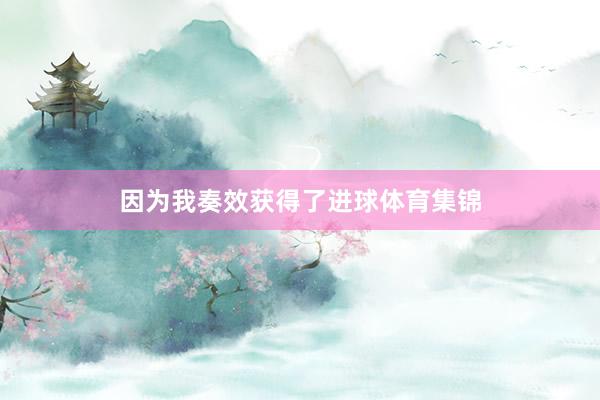 因为我奏效获得了进球体育集锦