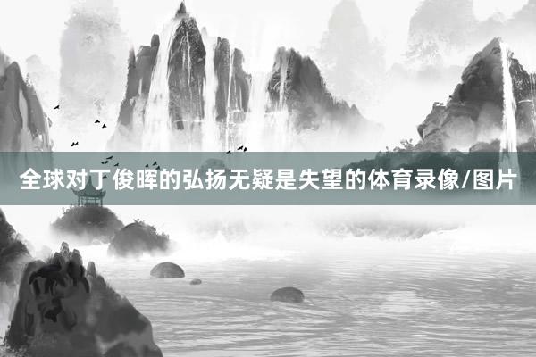 全球对丁俊晖的弘扬无疑是失望的体育录像/图片