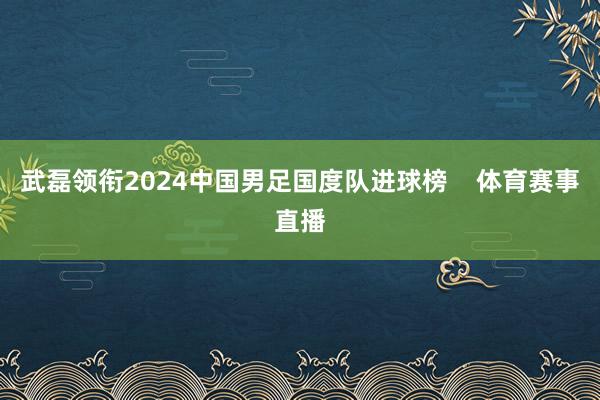 武磊领衔2024中国男足国度队进球榜    体育赛事直播
