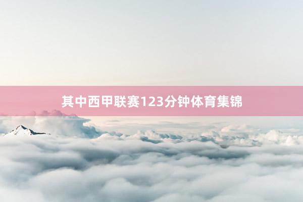 其中西甲联赛123分钟体育集锦