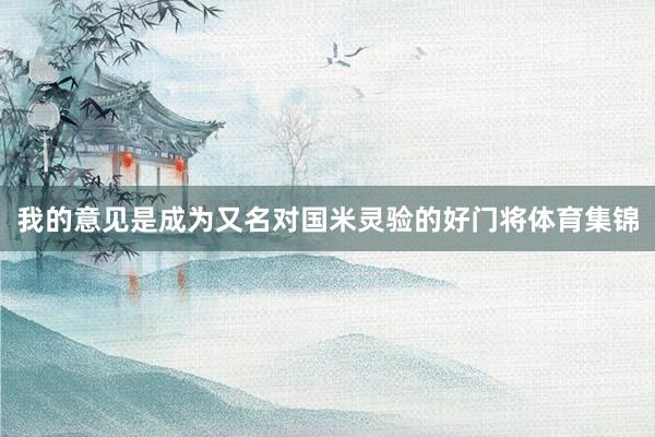 我的意见是成为又名对国米灵验的好门将体育集锦