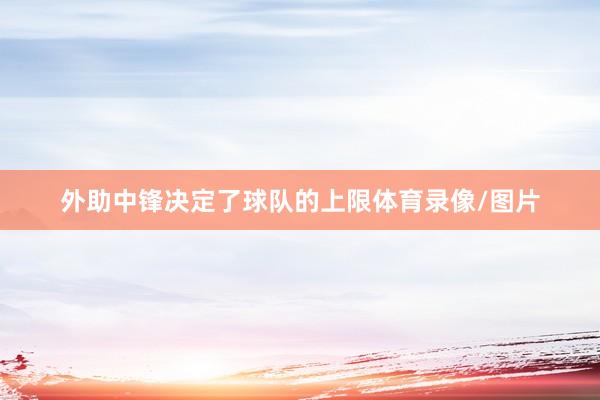 外助中锋决定了球队的上限体育录像/图片