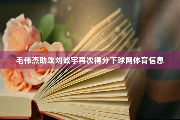 毛伟杰助攻刘诚宇再次得分下球网体育信息