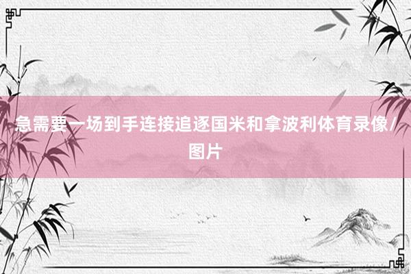 急需要一场到手连接追逐国米和拿波利体育录像/图片
