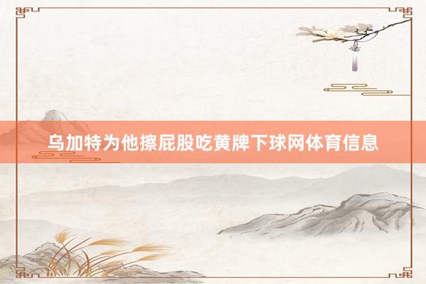 乌加特为他擦屁股吃黄牌下球网体育信息