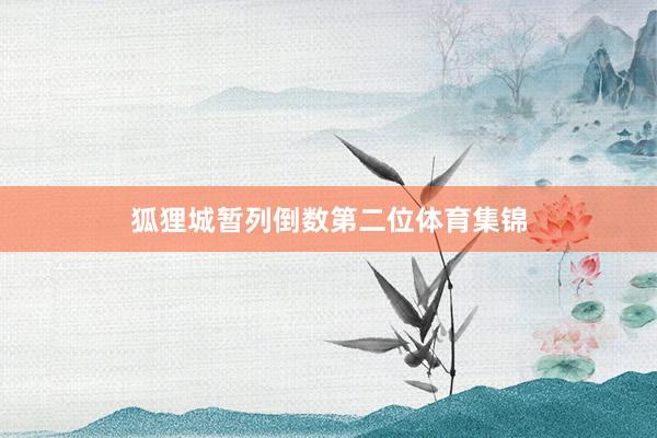 狐狸城暂列倒数第二位体育集锦
