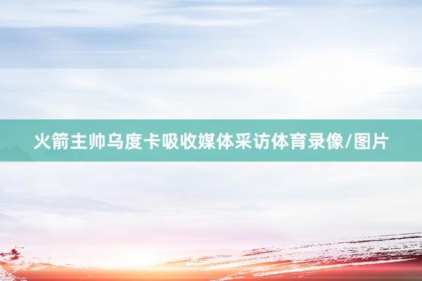 火箭主帅乌度卡吸收媒体采访体育录像/图片