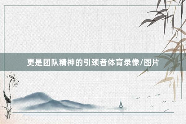 更是团队精神的引颈者体育录像/图片
