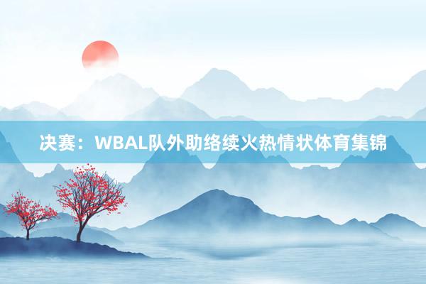 决赛：WBAL队外助络续火热情状体育集锦