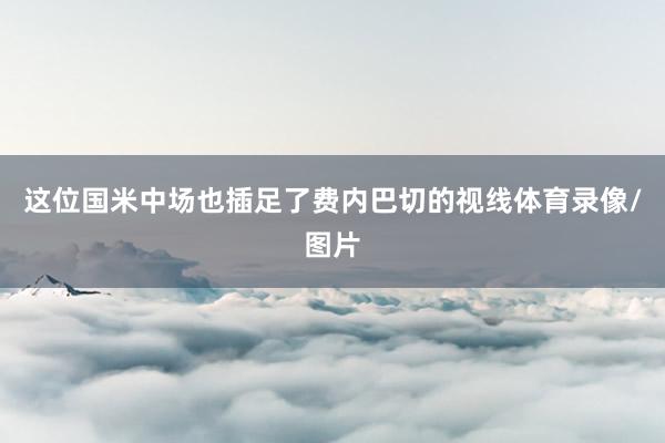 这位国米中场也插足了费内巴切的视线体育录像/图片
