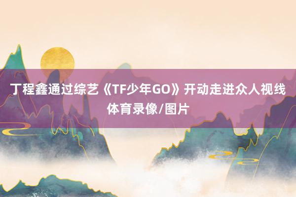丁程鑫通过综艺《TF少年GO》开动走进众人视线体育录像/图片