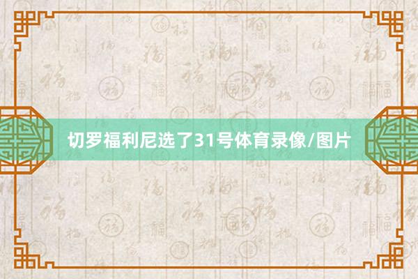切罗福利尼选了31号体育录像/图片