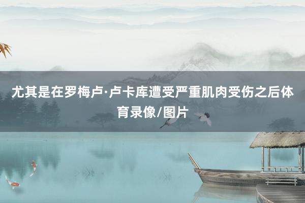 尤其是在罗梅卢·卢卡库遭受严重肌肉受伤之后体育录像/图片