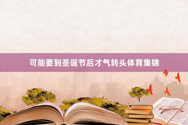 可能要到圣诞节后才气转头体育集锦