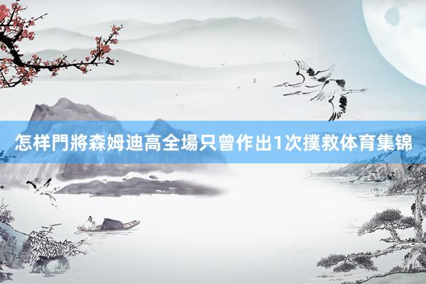 怎样門將森姆迪高全場只曾作出1次撲救体育集锦