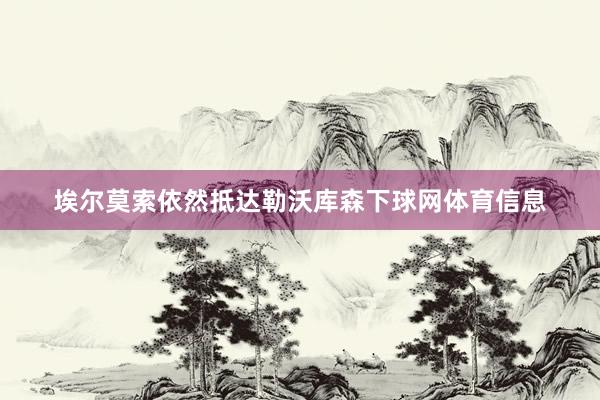 埃尔莫索依然抵达勒沃库森下球网体育信息
